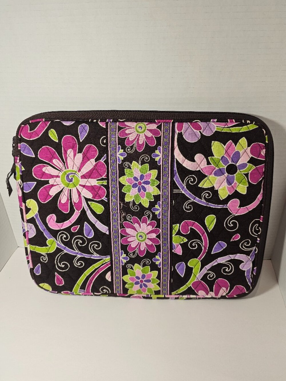 Vera Bradley Laptop Sleeve Purple Punch Case Tablet Computer Mouse Pad Tech